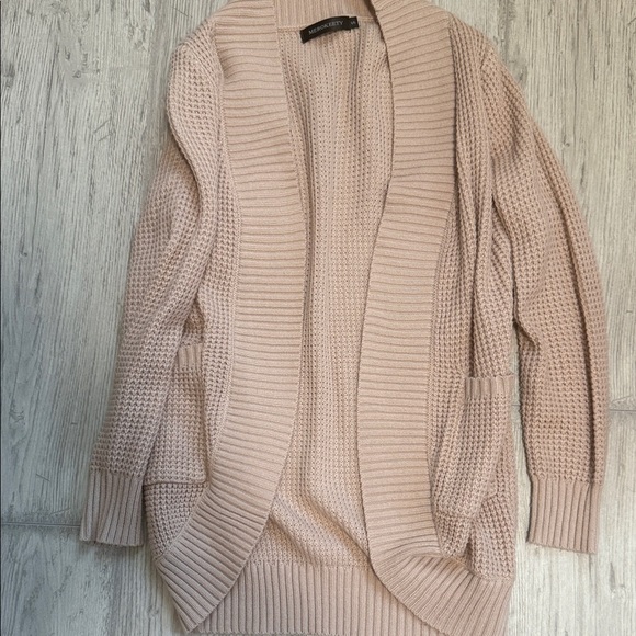Elegant Blush Open-Front Cardigan - Picture 1 of 3